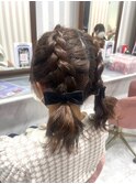 ガーリースタイル/心斎橋/ヘアメ/セットサロン