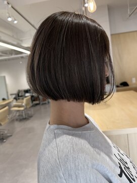 バベル アット フルリール 甲子園口(BABEL at fleurir) ハイライトグレージュとボブヘア