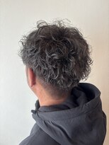 ヴィレッジマウンテン(village mountain.) メンズ白髪ぼかし+スペインカール