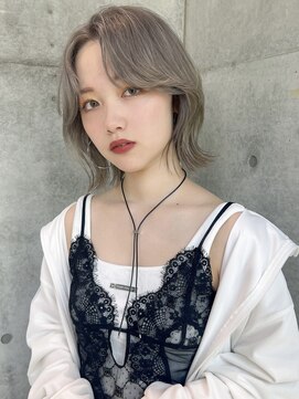 ロンドメリア 天神大名店(Lond Melia) イメチェンヘアスタイル美髪のススメワイドバングブルーブラック