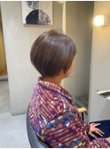 魅せるグレイヘアー
