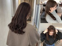 ブリーチなしくすみブラウン