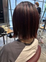 エミュー(emue)&nbsp;髪質改善ストレート切りっぱなしボブ