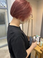 ペイジヘアー(paige hair)&nbsp;ハイトーンカラー/ミニボブ／ボブ／ピンクカラー