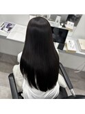 ダークラテカラー×髪質改善縮毛矯正
