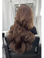 ランズ(LANDS)&nbsp;明るめブラウン×韓国レイヤー【韓国ヘア 大阪 梅田】