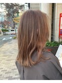 柔らかな質感のピンクベージュ
