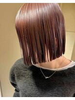 ノラギンザユー(NORA GINZA/U)&nbsp;切りっぱなし外ハネボブ艶暗髪シースルーバング