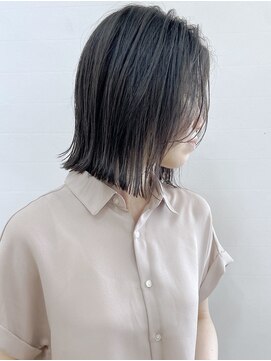 モリオフロムロンドン 松戸店(Morio from London) 【松戸　ムラマツ】顔まわりレイヤー前下がりボブ大人ヘア