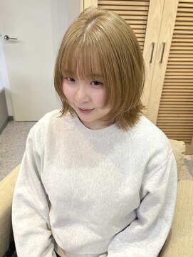 オーセンヘア(AUTHEN.HAIR) ハニーベージュ×レイヤーカット