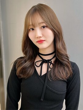 エアー 青山(AIR) 透明感カラーアッシュベージュレイヤーカット髪質改善