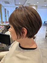 アッシュ 仙川店(Ash)&nbsp;ショートボブ30代40代50代前髪あり前髪なし面長丸顔絶壁補正