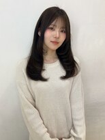 アクシス 栄店(`AXIS)&nbsp;イメチェン/ピンクベージュ/アンブレラカラー/前髪/栄矢場町