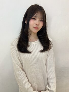 アクシス 栄店(`AXIS) イメチェン/ピンクベージュ/アンブレラカラー/前髪/栄矢場町
