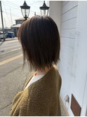 切りっぱなしボブ