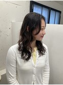 ゆるめミディアムパーマ◎