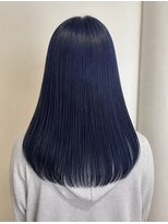 ステラ ヘア デザイン サロン(STELLA hair design salon)&nbsp;透明感抜群 Blue Black × ロング【浅野】