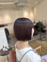メイクス 町田(MAYKS) 切りっぱなしボブでまとまる 仕上がりに!