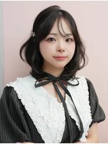 クム(kumu)&nbsp;前髪カット/レイヤーカット/ガーリー/韓国ヘア/透明感カラー