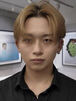 キャリアリングサロン(CAREERING SALON)&nbsp;【大家康介】センターパート×ブロンド