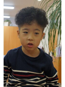 カプリヘアーデザイン(Capri Hair design) キッズ☆ツーブロックアフロ♪