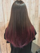 トムキャット(TOM CAT) 【新宿TOMCAT】毛先ピンクラベンダーグラデーション