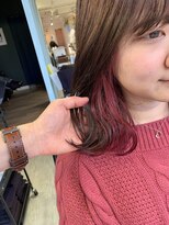 ロンド 表参道店(Lond)&nbsp;デザインカラー大学生さん必見＊インナーカラー＊ピンクパープル