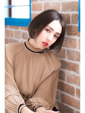 ルミナ オーガニックヘアー(LU3NA organic hair) ナチュラルな透明感あふれるシンプルなストレートボブ