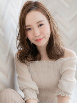 ローマ ギンザ(ROMA Ginza) 【ROMA】美肌トーンアップ！大人かわいいラベージュ小顔セミディ