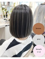 アッシュ 大宮店(Ash)&nbsp;モカブラウン髪質改善バレイヤージュ☆