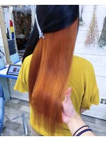 トーク 武庫之荘(TAL'KE)&nbsp;TAL'KE武庫之荘/インナーカラー×オレンジ_96