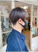 メンズカットショートマッシュ20代30代刈り上げストレートパーマ