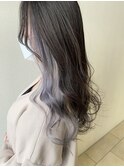インナーカラー/ラベンダーグレー