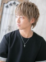 モッズヘア メン 新所沢店(mod's hair men) モテ髪のハイトーンメッシュカラーミニウルフD