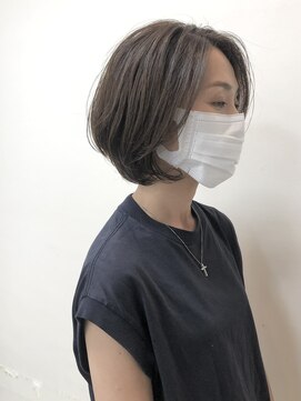 テルミークリニカルデザイン 北千里 束感ボブ30代40代50代似合わせショートボブ
