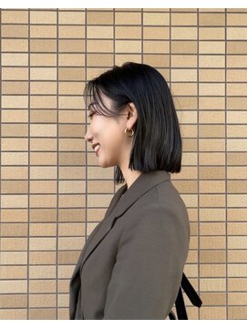 エリス キョウバシ(Eliss) 無造作ボブ×ニュアンスバング