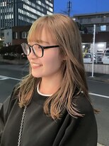 ニール シトロン 名古屋 伏見 丸の内(NEELU citron)&nbsp;【Neeluscuro_take】くびれミディアム×ハイトーンベージュ