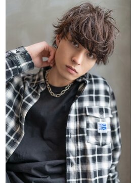 ハバナ 渋谷(HAVANA) 束感モテる/ツーブロック/無造作パーマ/メンズマッシュウルフ