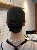 結婚式ヘアセット