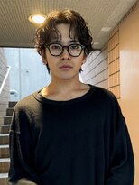 マイロ(mailo) シャドウパーマセンターパートウルフ