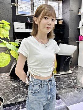 チュダック(ChuDuck) 韓国風《ミルクティー》ハイトーン/ケアブリーチ/ダブルカラー