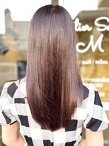 アトリエサロンドットエム(Atelier Salon .M)&nbsp;デザインカラー/レイヤーカット/ペールパープル[髪質改善/広尾]