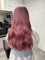 リア(riah)&nbsp;ケアブリーチ/透明感カラー/ホワイトピンク/ガーリースタイル