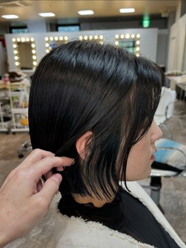 シャンプーボーイ 宮崎駅前店(SHAMPOO BOY) イヤリングカラー(^^)宮崎/イヤリングカラー/ブルー