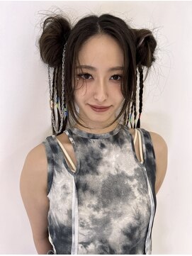 キング 高槻(K!ng) 縮毛矯正髪質改善ハイライトレイヤーカット高槻美容室エクステ