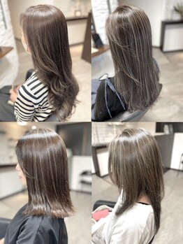 リリ(RiRi)の写真/透明感UP×トレンドデザインならRiRi hair make◆ハイライトデザインで、大人のこなれスタイルに。