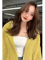 ランズ(LANDS)&nbsp;ミディアム　レイヤーカット 【韓国ヘア 大阪 梅田】