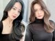 ロンド リリー 銀座(Lond Lily)の写真/前髪×顔周りで創る韓国ヘアで小顔を叶える！時間が経っても扱いやすい再現性の高いスタイルに導く[銀座]
