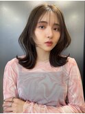 赤み除去カラーくびれヘア顔まわりカット【肥田亜沙美】