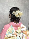 ハーフアップ/成人式/ヘアセット/卒業式/結婚式